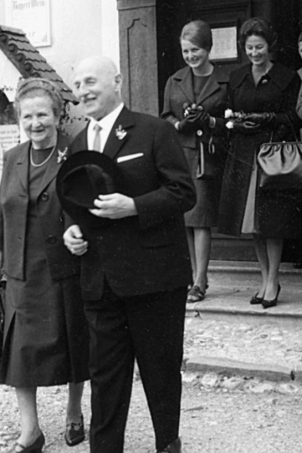 1962 Goldene Hochzeit von Maria und Oberst Rudolf Treipl in Unken