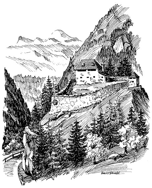 Die Festung Kniepass in Unken | Unken