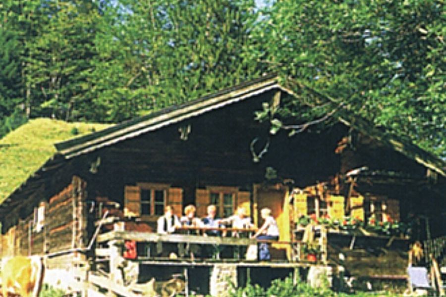 Herbstkaser, als Jausenstation bewirtschaftet vom Hotel Heutaler Hof