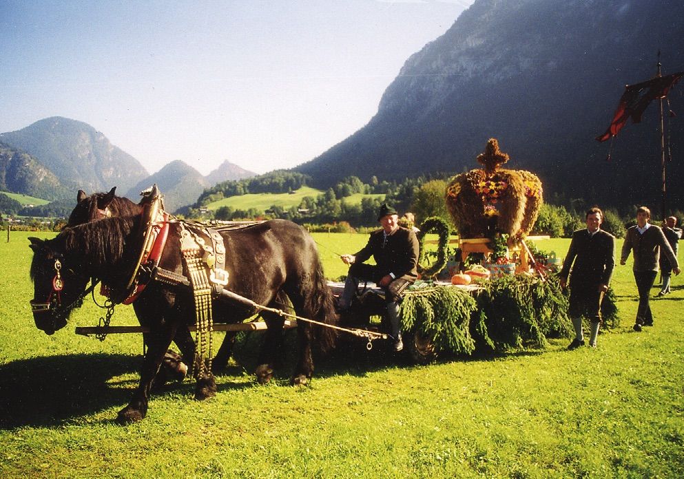 Erntedankfest in Unken am Rupertitag.