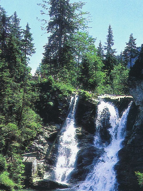 Der Fischbachfall im Heutal